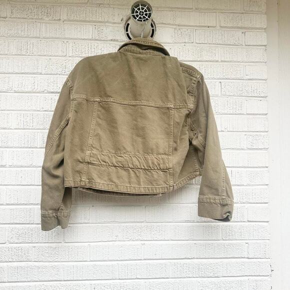 Zara Cropped Utility Jacket - Picture 2 of 3